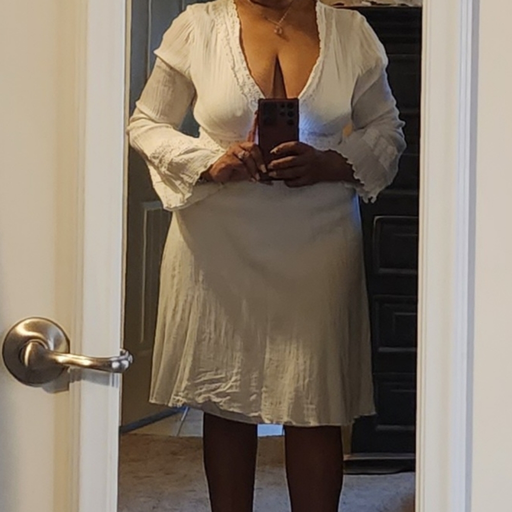 ALL white dress
